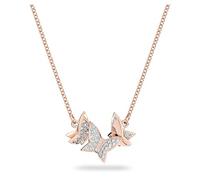Collar Swarovski 5636422 Lilia mariposa blanco