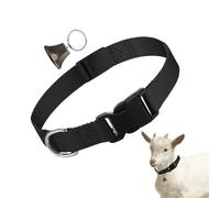 Collar with Bell | Adjustable Nylon Pet Collar, Anti-Lost Grazing Bell with Loud Sound, Accessories for Cattle Sheep, Cows and Pets Goats