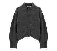 Collared Cardigan - female - The Attico - Cardigans - Gray - 2XS - Knitwear 2XS