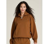 Collared Half-Zip Sweatshirt