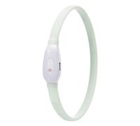 Collars | USB Rechargeable Dog Collar, Flexible and Waterproof Silicone Light Chain with 9 Flashing Modes for Increased Safety During Night Walks.