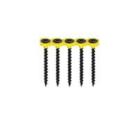 Collated Coarse Threaded Drywall Screws (Black) - Size: 3.5 x 35mm - 00035COLDYS Pack of: 1000