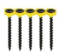 Collated Coarse Threaded Drywall Screws (Black) - Size: 3.5 x 35mm - 00035COLDYS Pack of: 1000