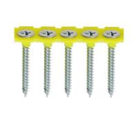 Collated Drywall Metal Stud Plasterboard Screws - PH - Bugle - Fine Timco Silver One Size