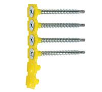 Timco 00045COLLSD Collated Drywall Metal Stud Plasterboard Screws - Ph - Bugle - Fine Thread - Self Drilling - Zinc 3.5 X 45