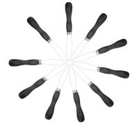 COLLBATH 10 Pcs Button Fastener Tool Set with Black Handles One-Handed Adaptive Button Helper for Seniors and Elderly for Shirts Dresses and Pants Suitable for Arthritis and Disability