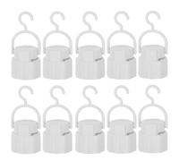 COLLBATH 10 Pcs LED Emergency Light Bulb Socket Holder with B22 Base and Hook Portable Camping Light Bulbs Holder for Power Outages Home Hotel and Office