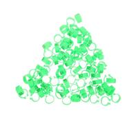 COLLBATH 100pcs Colorful Numbered Bird Leg Bands for Pigeons and Poultry Easy Identification for Homing Pigeons Chickens and Lightweight and Convenient