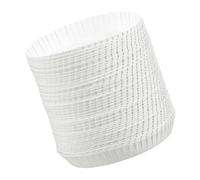 COLLBATH 100Pcs Disposable Paper Cup Lids Dustproof Drinking Glass Covers for Protection for Hotels Restaurants Nail Salons Tea Houses Splashproof Convenient Design