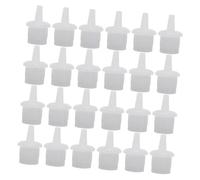 COLLBATH 100pcs Lash Glue Replacement Plugs for Eyelash Extension Bottles Seal Caps Prevent Curing Fine-tip Design Protects Hands Practical Accessory for Sensitive Lash Glue Use