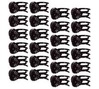 COLLBATH 100pcs Medium Orchid Clips 20x10x16mm Plastic Plant Vine Support Clamps for Climbing Plants Gardening Flower Stem Fixing