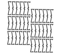 COLLBATH 100pcs Plastic Pegboard Hook Locks Peg Hook Stoppers Secure Fasteners for Garage Wall Storage Organizer Pegboard Clips for Easy Installation and Reliable Fixing