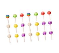 COLLBATH 100pcs Resin Lollipop Nail Charms Creative Manicure Decorations for Nail Art Lovers Cute Jewels DIY Fashion Accessories