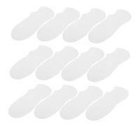 COLLBATH 100pcs Sock Display Cards: 24.2x9cm Cardboard Inserts for Short Socks -Retail Organizing Jigs with Stackable Design - White Packaging Tools for Store