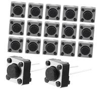 COLLBATH 100pcs Tactile Momentary Push Button Switch Replacement Electronic Components for DIY Projects and Pcb Use Control with Reliable Performance