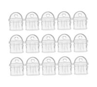 COLLBATH 100pcs Transparent USB C Dust Plug Covers for Mobile Phones Type-c Port Protection Caps Compact Portable Dustproof Caps for Smartphones Laptops Tablets Easy Installation Secure Fit