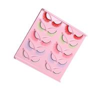 COLLBATH 10pairs False Eyelashes for Women Easy to Apply for Cosplay and Stage Performance Natural Look and Wispy Design for Makeup Practice and Special Occasions