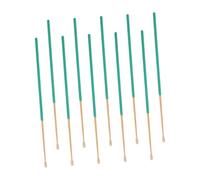 COLLBATH 10Pcs Bamboo Ear Picks with Skid Handles Practical Ear Cleaning Tools Lightweight Portable for Family Travel Use Green