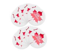 COLLBATH 10pcs Canada Maple Leaf Lapel Pins Durable Badges for Suit Hat and Bag for National Day Thanksgiving and Travel Celebrations