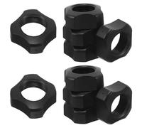 COLLBATH 10pcs Car Phone Mount Screw-on Ball-joint Adapter Nut for Wireless Charger and Cell Phone Holder, Plastic Material with Secure Grip and Easy Installation for Dashboard Driving Use