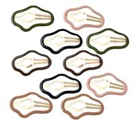 COLLBATH 10pcs Cloud-shaped Hair Clips for Women Hair Barrettes with Hollow Design Use