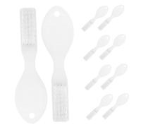 COLLBATH 10pcs Compact Prison Toothbrush with Short Soft Handles for Oral Care Anti-self-harm Design Suitable for Rehabilitation Centers and Special Facilities