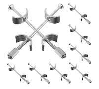 COLLBATH 10pcs Countertop Joint Connectors Design Worktop Bolts for Kitchen Furniture Assembly Strong Stability Easy Installation and Flexible Combinations