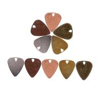 COLLBATH 10pcs Electric Guitar Picks Durable Metal Picks Antique for Guitar Bass and String Instruments Stylish and Decorative