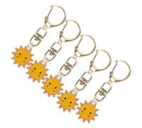 COLLBATH 10pcs Fashion Key Rings Creative Keychains Metal Alloy Design Key Organiser for Backpacks Car House