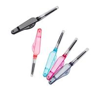 COLLBATH 10pcs Foldable Eyebrow Combs and Eyelash Combs for Makeup Portable Folding Eyelash Shaping Tool and Eyebrow Grooming