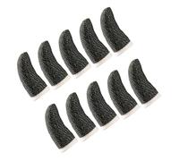 COLLBATH 10pcs Gaming Sweat Finger Sleeves for Mobile Phone Controllers Breathable Thumb and Index Covers with High Precision Seamless Touchscreen Compatibility Comfortable Fit for Enhanced