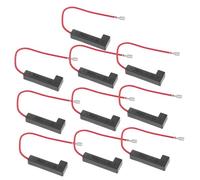 COLLBATH 10pcs High Voltage Fuse for Microwaves Black Replacement Parts for Optimal Performance Compatibility for Appliance Repair