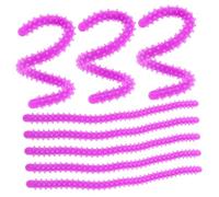 COLLBATH 10pcs Large Purple Hair Rollers for Hair Durable Spiral Curlers Perm Rods for Women Lightweight Portable for Home and Travel Use