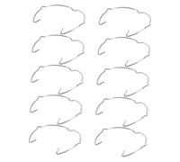 COLLBATH 10Pcs MR11 Double Ear Retaining Rings Spring Clips for Downlight Spotlight Fixing Lamp Fixture Circlips Lighting Repair Parts