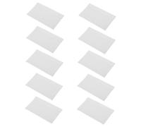 COLLBATH 10pcs Phone Screen Film Squeegee Tool Cardboard Bubble Removal Scraper Kit User-friendly Design White Material for Smooth Film Application
