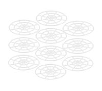 COLLBATH 10pcs Pickles Jar Weight Press with Plastic Mesh for Even Pressure Vegetable Fermentation Sauerkraut Canning Supplies Multifunctional Downward Pressure Design Kitchen Tool