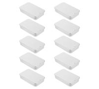 COLLBATH 10pcs Rectangular Metal Sliding Lid Box for Floss Storage Iron Organizer Case for Christmas Crafts Small Tin Container