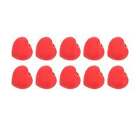 COLLBATH 10pcs Small Red Heart Brooch Pins for Women Matte Metal Love Lapel Badges Valentines Day Decorative Pins for Clothes Hats Handbags Wedding Party Favors and Romantic Accessories
