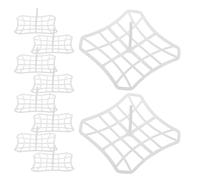 COLLBATH 10pcs Square Fermenting Jar Mesh Pressers for Wide Mouth Mason Jars Even Pressure Canning Weights for Pickling and Vegetable Fermentation Easy-Clean Mesh Plates for Uniform Taste