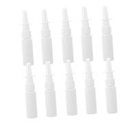 COLLBATH 10pcs Transparent Portable Nose Spray Bottles Fine Mist Atomizer for Essential Oils Perfume and Medicinal Use Refillable Travel Spray Bottles for Easy Application