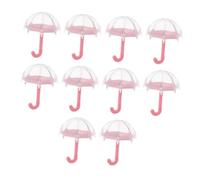 COLLBATH 10PCS Umbrella Shaped Candy Packaging Boxes with Lid Creative False Eyelash Storage Containers Portable Compact Sweet Treat Holders for Party and Festival Use