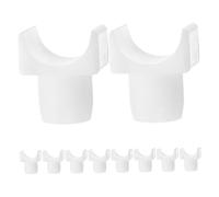 COLLBATH 10pcs Wheelchair Tube Support Blocks Set Durable Wear Resistant Sliders with Enhanced Structural Strength for Drive Wheelchairs Replacement Parts for Stable Support and Easy