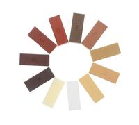 COLLBATH 11Pcs Hardwood Floor Repair Wax Blocks Laminate Vinyl Wood Scratch Remover Natural Color Integration for Cracks and Holes Protection for Furniture Floors