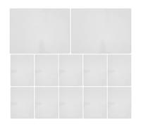 COLLBATH 12pcs Cake Boards Tray Rectangular Base, 10x14 Inch Corrugated Cake Display Plate for Transport, Serving at Parties, Birthdays, or Holidays