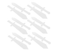 COLLBATH 12pcs DIY Children's Drawn Sword Set Safe Cardboard Knight Role Play Props for Kids Parties and Dress-Up Activities