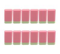 COLLBATH 12pcs Empty Plastic Blush Stick Tubes Body Balm Containers Lip Balm Tubes Refillable for Home and Go Application