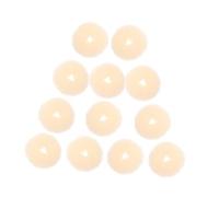 COLLBATH 12pcs Hair Donut Bun Makers for Women and Teen Medium Beige Styling Tools for Easy Messy and Curly Hair Buns Lightweight