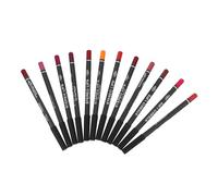 COLLBATH 12Pcs Lip Liner Pencil Set, Smooth Waterproof Lip Pencil with Richly Pigmented Tip, Helps Prevent Lipstick Spillover, for Cosmetic Use and Valentine’S Looks