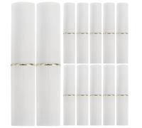 COLLBATH 12pcs Lipstick Tubes Empty - Refillable Plastic Slim Lip Balm Tubes - Small Lipstick Containers for Homemade Mother's Day Present Or Daily Makeup Storage