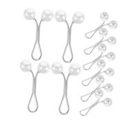 COLLBATH 12pcs Muslim Scarf Brooch Pins for Women Hijab Accessories U-shaped Buckle Scarf Brooches for Women